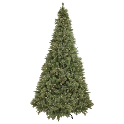 NORTHLIGHT 9.5' Pre-Lit Full Kingston Cashmere Pine Artificial Christmas Tree, Clear Lights