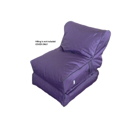BOSCOMAN - Jumbo Indoor/outdoor Flip Chair Lounger Beanbag Chair - Cover Only - 96074091 In Purple
