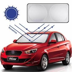 YELLOW-PRICE 59” X 31” Car Windshield Sun Shade - Blocks Uv Rays Sun Visor Protector [1-Pack]
