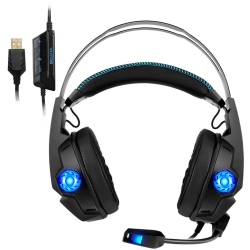 YELLOW-PRICE Wired Stereo Bass 7.1 Surround Gaming Headset for PC With Noise Canceling Mic