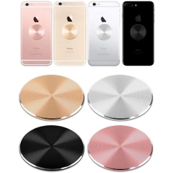 DOLAER Cute Replacement Metal Plates Set 4 Pack for Magnetic Phone Holder Kit Of 4 Mix Round Discs Without Holes for Car Mount, Phone Case Back