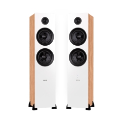 FLUANCE Ai81 Powered 2-Way Floorstanding Tower Speakers With 150W Built-In Amplifier for Tv, Turntable, PC And Bluetooth