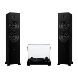 FLUANCE Rt81 Elite High Fidelity Vinyl Turntable And Ai81Powered 2-Way Floorstanding Tower Speakers