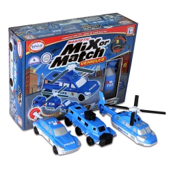 POPULAR PLAYTHINGS Magnetic Mix Or Match® Vehicles, Police