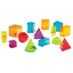 LEARNING RESOURCES View-Thru Geometric Solids
