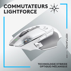 G502 X LIGHTSPEED ホワイト Logitech G502 X LIGHTSPEED 25000 DPI Wireless Optical Gaming