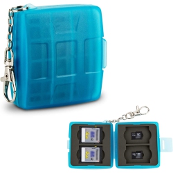 DOLAER 8 Slots Memory Card Case for 4 Sd/sdhc/sdxc Cards And 4 Micro Sd/tf Cards, Anti-Dust Crush Resistance, Sd Card Case Small Micro Sd Holder \w