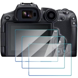 DOLAER R7 Screen Protector Compatible for Canon Eos R7 R6 Camera, 0.3MM 9H Hardness Anti-Scratch Tempered Glass(3 Pack)