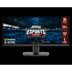 MSI Optix Mpg341Qr 34" (2K) 21:9 Ultra-Wide Ips Gaming Monitor