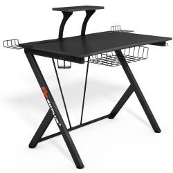 SLICKBLUE Multifunctional K-Shaped Gamer Desk With Display Support Plate