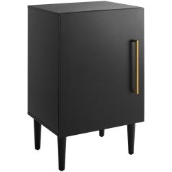 CROSLEY FURNITURE Everett Record Player Stand In Matte In Black