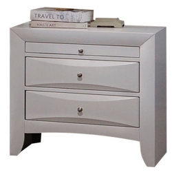 ACME FURNITURE Acme Ireland 2 Drawer Nightstand In In White