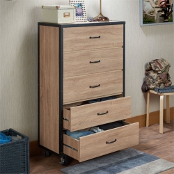 ACME FURNITURE Acme Bemis Wooden Chest With Caster Wheels In Weathered Light Oak