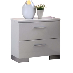 BOWERY HILL 2 Drawer Nightstand In In White