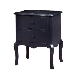 FURNITURE OF AMERICA Torrez Traditional Wood 2-Drawer Nightstand In In Blue