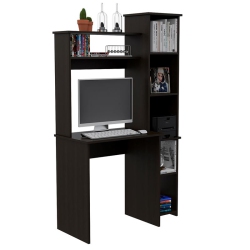BOWERY HILL Contemporary Home Office Desk In Espresso