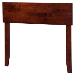 AFI Orlando Twin Panel Solid Wood Headboard In Walnut