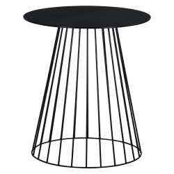 SERTA AT HOME Serta Element Round Side Table In Midnight In Black