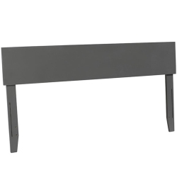 AFI Orlando Full Panel Solid Wood Headboard In In Gray