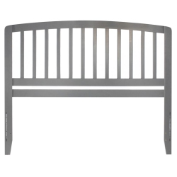 AFI Richmond Queen Solid Wood Headboard With Device Charger In In Gray