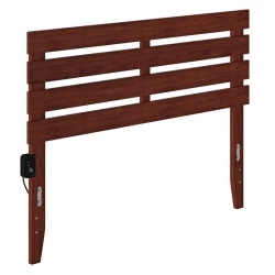 AFI Oxford Solid Wood Full Headboard In Walnut