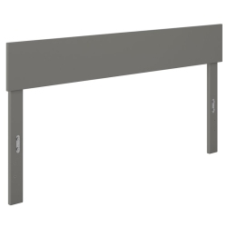 AFI Boston Solid Wood Queen Headboard In In Gray