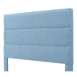 SERTA AT HOME Serta Palisades Queen Upholstered Headboard In In Light Blue