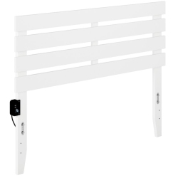 AFI Oxford Solid Wood Full Headboard In In White