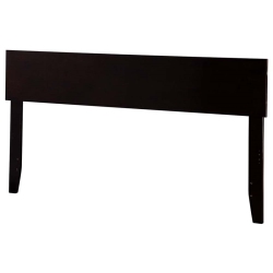 AFI Orlando King Solid Wood Panel Headboard With Device Charger In Espresso