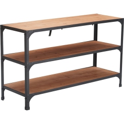 SERTA AT HOME Serta Overland Media Shelf Wood And Metal In Black