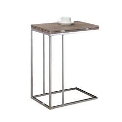 BOWERY HILL End Table In And Weathered Oak In Gray