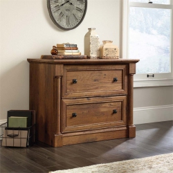 SAUDER Palladia Contemporary Wood 2-Drawer Lateral File Cabinet In Vintage Oak