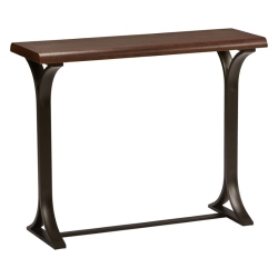 INTERNATIONAL Caravan Hamburg Wood Console Table In Sonoma Oak