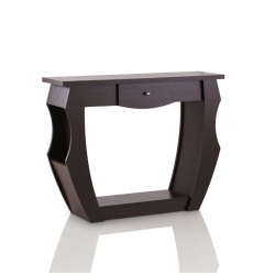 FURNITURE OF AMERICA Trunta Contemporary Wood 1-Drawer Console Table In Walnut