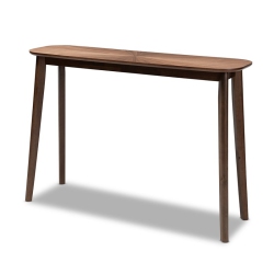 BAXTON STUDIO Wendy Walnut Wood Console Table