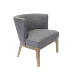 BOSS OFFICE PRODUCTS Ava Accent Chair In Slate In Grey