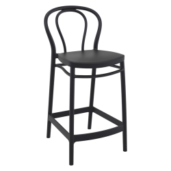COMPAMIA Victor Indoor Outdoor Counter Stool In Black