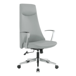 OFFICE STAR High Back Office Chair In Dillon Steel In Mesh Fabric In Gray
