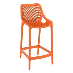 COMPAMIA Air Patio Counter Stool In In Orange
