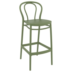 COMPAMIA Victor Indoor Outdoor Bar Stool Olive In Green