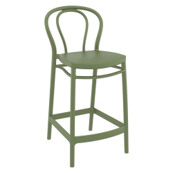 COMPAMIA Victor Indoor Outdoor Counter Stool Olive In Green