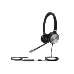 YEALINK Uh36 Mono 93Db USB Wired Single-Ear Headset In Black