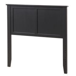 SLICKBLUE Modern Wood Headboard With Adjustable Height & Pre-Drilled Holes – Universal Frame Fit