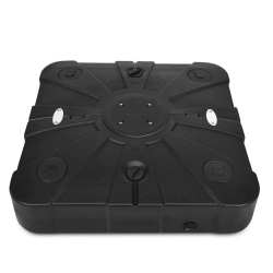 SLICKBLUE 260 Lbs Offset Patio Umbrella Base With Wheels Water Filled In Sand