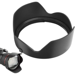 DOLAER Ew-88C Abs Camera Lens Hood, Plastic Mount Lens Hood Replacement for Canon Ef24-70MM 24-70 Ii 82MM Lens