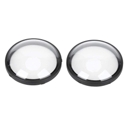 DOLAER 2PCs Waterproof Lens Covers Anti-Scratch Cap for Gopro Max Camera Accessories Camera Lens Cover Easy to Install