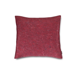 ETHICA Recycled Felt Square Cushion - In Red