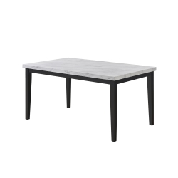 AERYS Lucky Faux Marble Top Dining Table