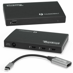 PLUGABLE 4-Port Thunderbolt 4 Hub (Tbt4-Hub3C)