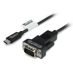 PLUGABLE USB C to VGA Cable - Connect Your USB-C Or Thunderbolt 3 Laptop to VGA Displays Up to 1920X108060Hz, 6 Feet, 1.8M